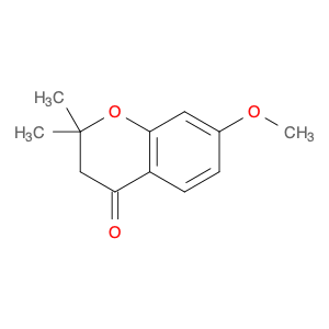 4H-1-Benzopyran-4-one, 2,3-dihydro-7-methoxy-2,2-dimethyl-