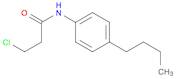 Propanamide, N-(4-butylphenyl)-3-chloro-