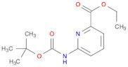 2-Pyridinecarboxylic acid, 6-[[(1,1-dimethylethoxy)carbonyl]amino]-, ethyl ester