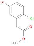 Benzeneacetic acid, 5-bromo-2-chloro-, methyl ester