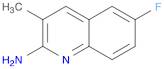 2-Quinolinamine, 6-fluoro-3-methyl-