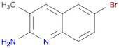 2-Quinolinamine, 6-bromo-3-methyl-