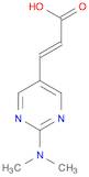 2-Propenoic acid, 3-[2-(dimethylamino)-5-pyrimidinyl]-, (2E)-