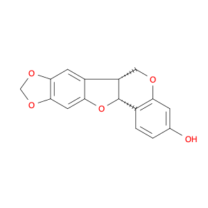 6H-[1,3]Dioxolo[5,6]benzofuro[3,2-c][1]benzopyran-3-ol, 6a,12a-dihydro-, (6aR,12aR)-