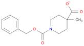 1,4-Piperidinedicarboxylic acid, 4-methyl-, 1-(phenylmethyl) ester