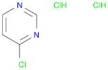 Pyrimidine, 4-chloro-, hydrochloride (1:2)