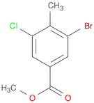 Benzoic acid, 3-bromo-5-chloro-4-methyl-, methyl ester