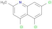 Quinoline, 4,5,7-trichloro-2-methyl-