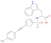 D-Tryptophan, N-[[5-[2-(4-methylphenyl)ethynyl]-2-thienyl]sulfonyl]-