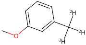 Benzene, 1-methoxy-3-(methyl-d3)- (9CI)