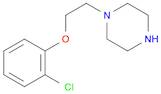 Piperazine, 1-[2-(2-chlorophenoxy)ethyl]-