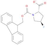 1,2-Pyrrolidinedicarboxylic acid, 4-fluoro-, 1-(9H-fluoren-9-ylmethyl) ester, (2S,4R)-