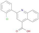 4-Quinolinecarboxylic acid, 2-(2-chlorophenyl)-