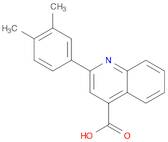 4-Quinolinecarboxylic acid, 2-(3,4-dimethylphenyl)-