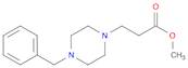 1-Piperazinepropanoic acid, 4-(phenylmethyl)-, methyl ester