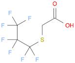 Acetic acid, 2-[(1,1,2,2,3,3,3-heptafluoropropyl)thio]-