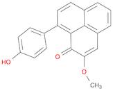 1H-Phenalen-1-one, 9-(4-hydroxyphenyl)-2-methoxy-