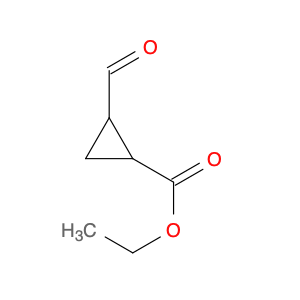 Cyclopropanecarboxylic acid, 2-formyl-, ethyl ester