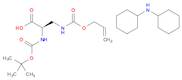 D-Alanine, N-[(1,1-dimethylethoxy)carbonyl]-3-[[(2-propenyloxy)carbonyl]amino]-, compd. with N-cyc…