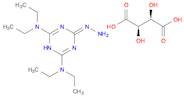 1,3,5-Triazin-2(1H)-one, 4,6-bis(diethylamino)-, hydrazone, (2R,3R)-2,3-dihydroxybutanedioate (1...