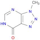 7H-1,2,3-Triazolo[4,5-d]pyrimidin-7-one, 3,6-dihydro-3-methyl-