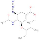 1-Cyclohexene-1-carboxylic acid, 4-(acetylamino)-5-azido-3-(1-ethylpropoxy)-, ethyl ester, (3R,4...