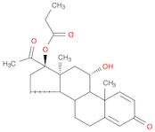 Pregna-1,4-diene-3,20-dione, 11-hydroxy-17-(1-oxopropoxy)-, (11β)-