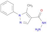 1H-Pyrazole-4-carboxylic acid, 5-methyl-1-phenyl-, hydrazide