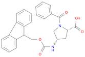 L-Proline, 1-benzoyl-4-[[(9H-fluoren-9-ylmethoxy)carbonyl]amino]-, (4S)-