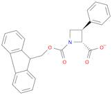 1,2-Azetidinedicarboxylic acid, 3-phenyl-, 1-(9H-fluoren-9-ylmethyl) ester, (2R,3R)-rel-