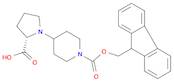 1-Piperidinecarboxylic acid, 4-[(2S)-2-carboxy-1-pyrrolidinyl]-, 1-(9H-fluoren-9-ylmethyl) ester