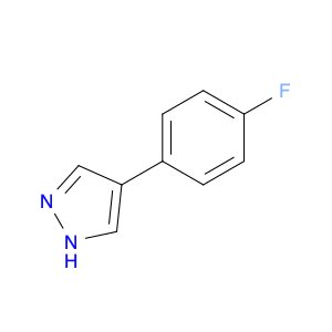 1H-Pyrazole, 4-(4-fluorophenyl)-