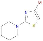 Piperidine, 1-(4-bromo-2-thiazolyl)-