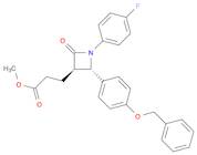 3-Azetidinepropanoic acid, 1-(4-fluorophenyl)-2-oxo-4-[4-(phenylmethoxy)phenyl]-, methyl ester, ...