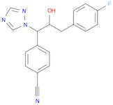 Benzonitrile, 4-[3-(4-fluorophenyl)-2-hydroxy-1-(1H-1,2,4-triazol-1-yl)propyl]-