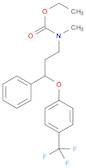 Carbamic acid, N-methyl-N-[3-phenyl-3-[4-(trifluoromethyl)phenoxy]propyl]-, ethyl ester