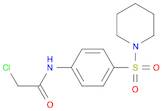 Acetamide, 2-chloro-N-[4-(1-piperidinylsulfonyl)phenyl]-