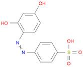 Benzenesulfonic acid, 4-[2-(2,4-dihydroxyphenyl)diazenyl]-