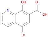 7-Quinolinecarboxylic acid, 5-bromo-8-hydroxy-