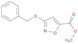 5-Isoxazolecarboxylic acid, 3-(phenylmethoxy)-, methyl ester