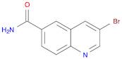 6-Quinolinecarboxamide, 3-bromo-