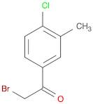 Ethanone, 2-bromo-1-(4-chloro-3-methylphenyl)-