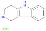 1H-Pyrido[4,3-b]indole, 2,3,4,5-tetrahydro-, hydrochloride (1:1)