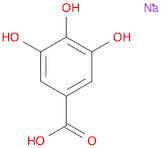 Benzoic acid, 3,4,5-trihydroxy-, sodium salt (1:1)