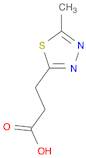 1,3,4-Thiadiazole-2-propanoic acid, 5-methyl-