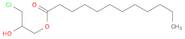 Dodecanoic acid, 3-chloro-2-hydroxypropyl ester