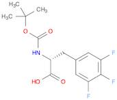 D-Phenylalanine, N-[(1,1-dimethylethoxy)carbonyl]-3,4,5-trifluoro-