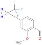 Benzaldehyde, 2-methoxy-4-[3-(trifluoromethyl)-3H-diazirin-3-yl]-