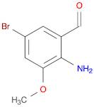 Benzaldehyde, 2-amino-5-bromo-3-methoxy-