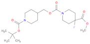 1,4-Piperidinedicarboxylic acid, 4-fluoro-, 1-[[1-[(1,1-dimethylethoxy)carbonyl]-4-piperidinyl]met…